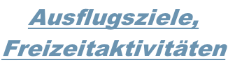 Ausflugsziele